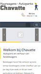 Mobile Screenshot of chavattehuurwagens.be